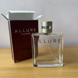 Chanel Allure Homme 5 fl oz Empty Bottle and Box